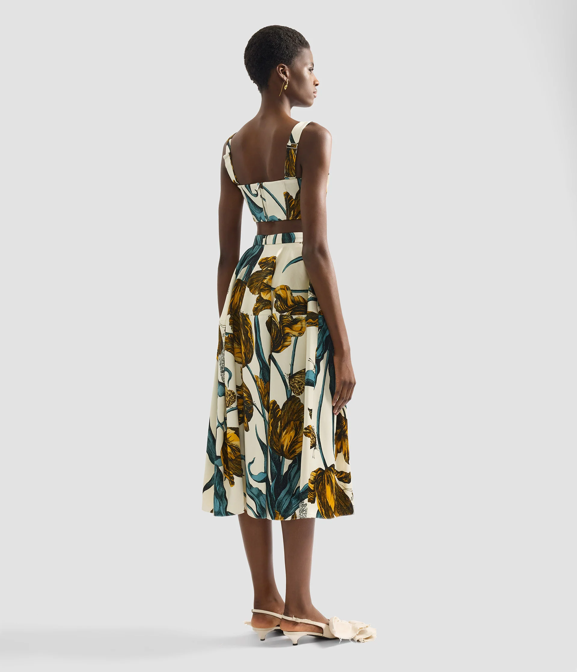Floral Print Duchess Bra Top - Image 3