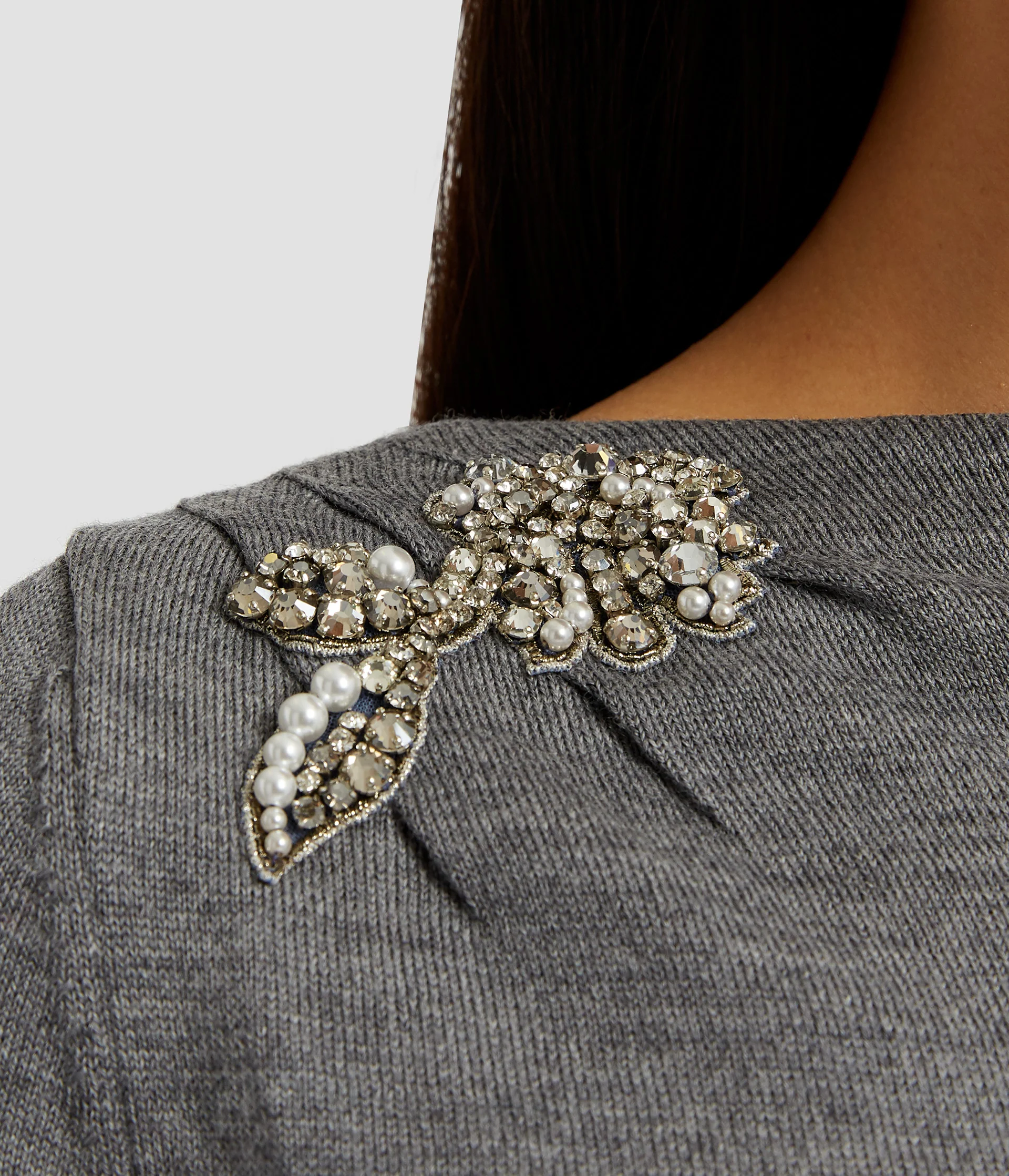 Drape Detail Knit Jumper - Image 6