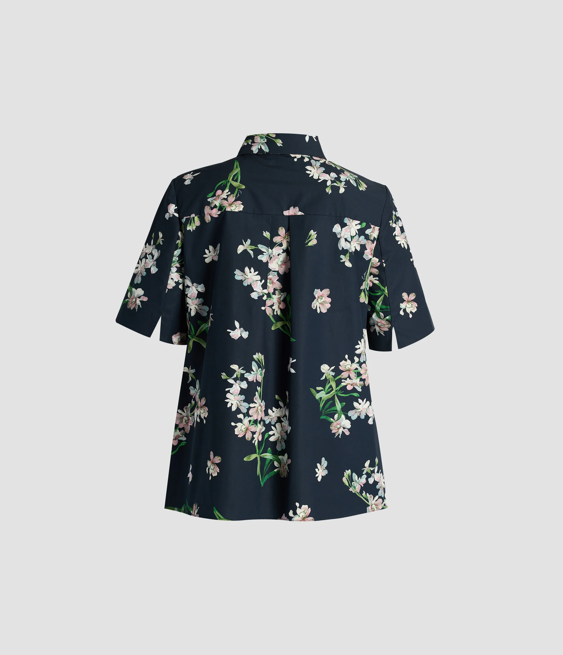 Floral Cotton Short Sleeve Shirt - Image 2