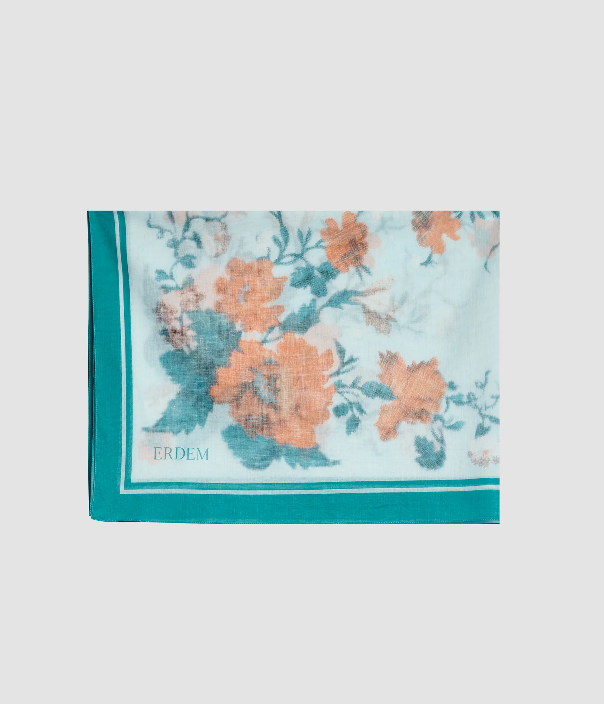 Floral Print Cotton Voile Pareo