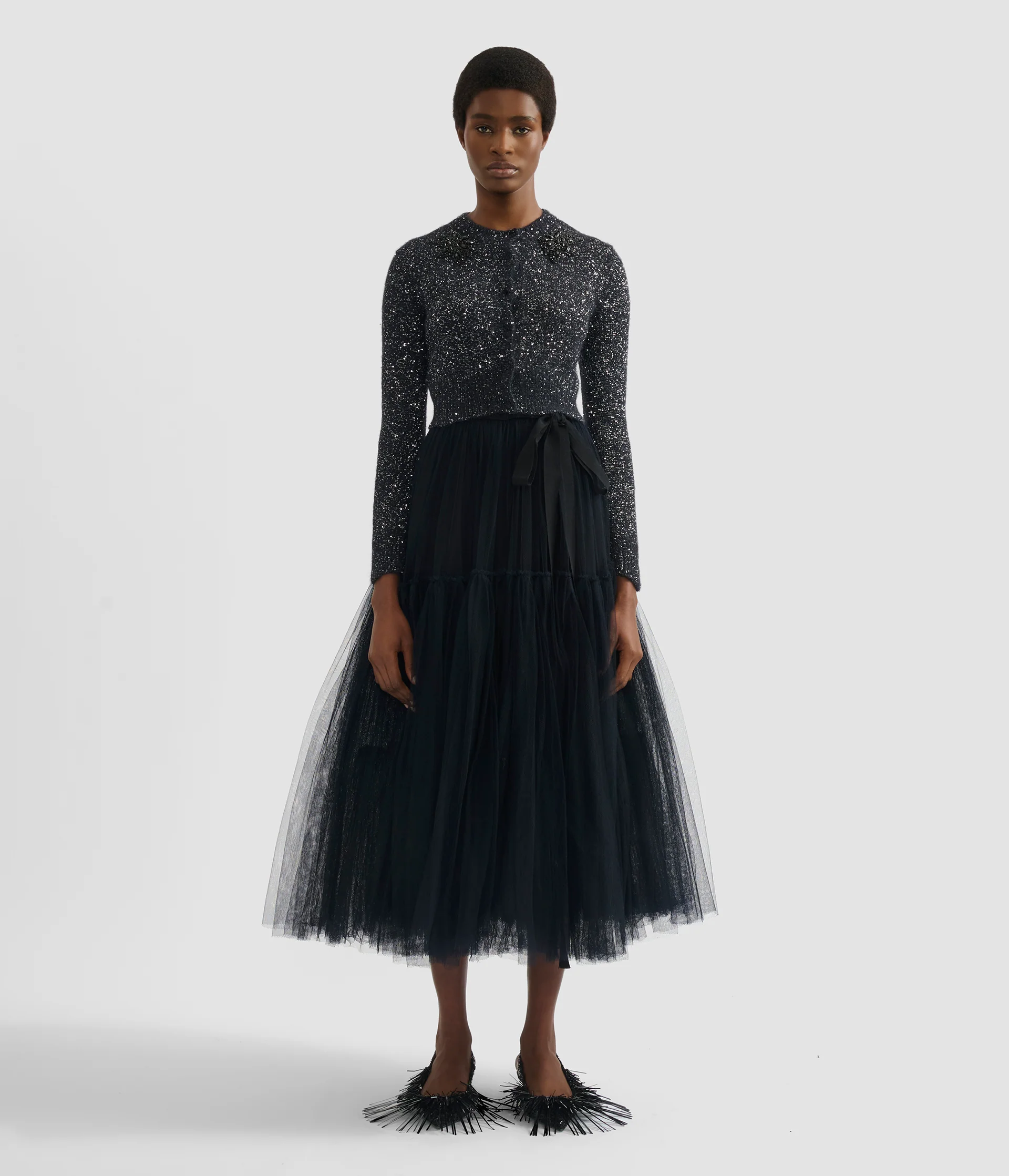 Tulle Full Midi Skirt - Image 4