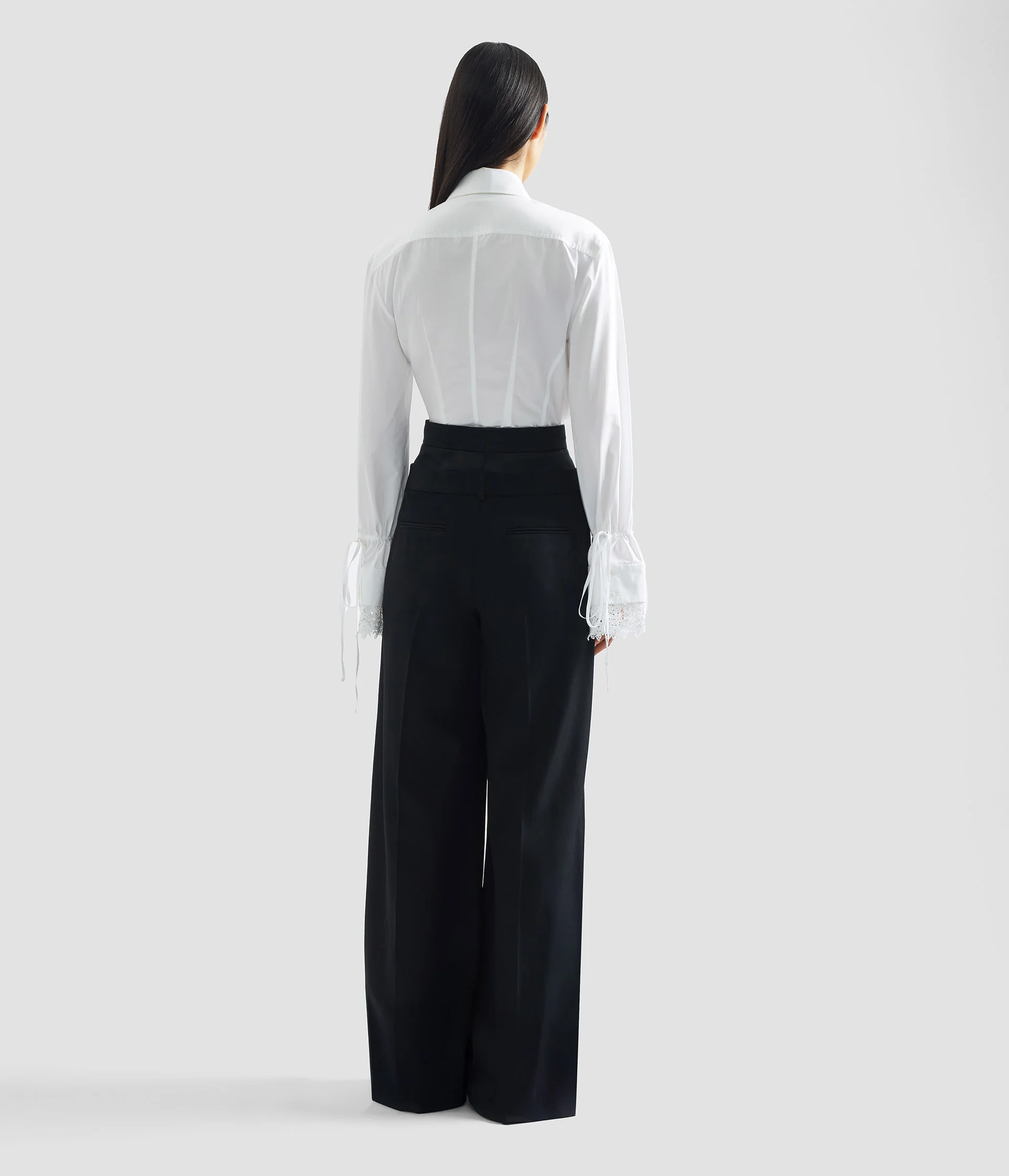 Cotton Poplin Long Sleeve Shirt - Image 3