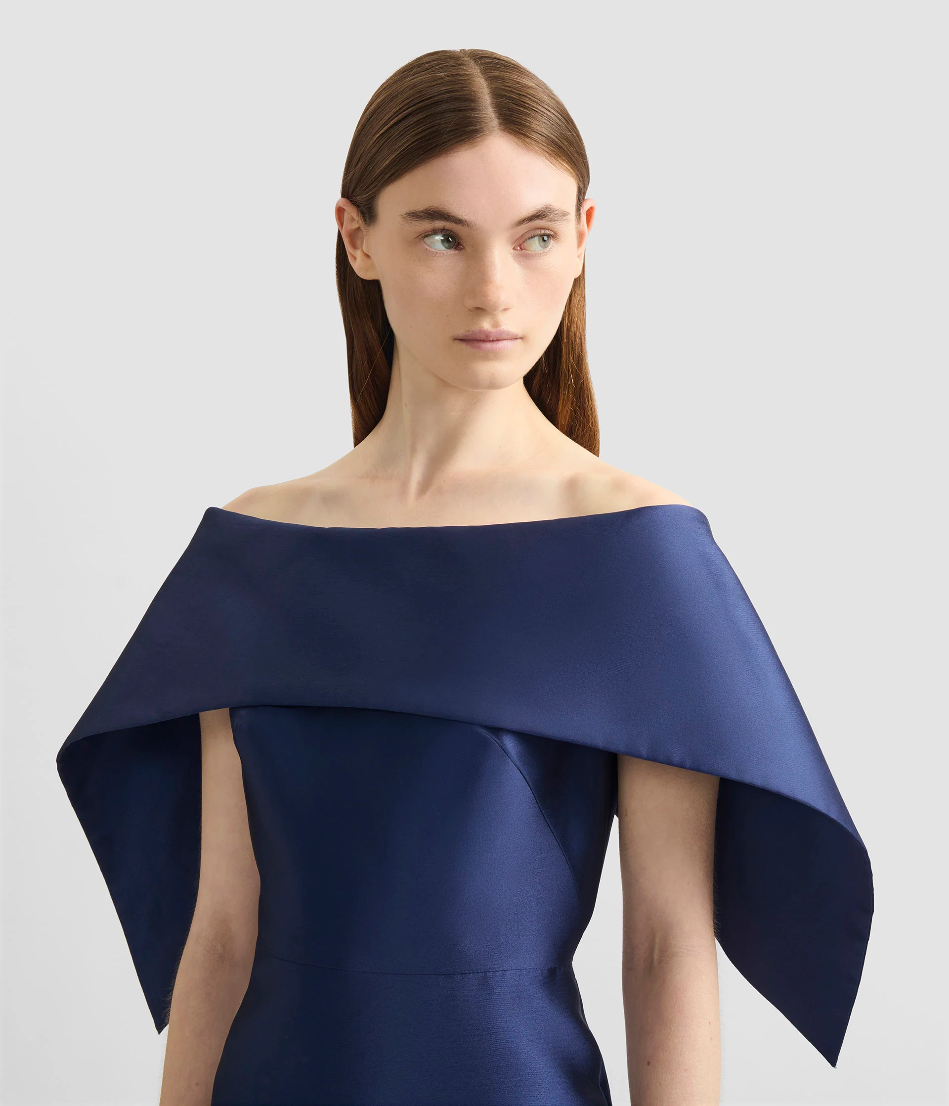Embellished Mikado Off-The-Shoulder Gown - Image 4
