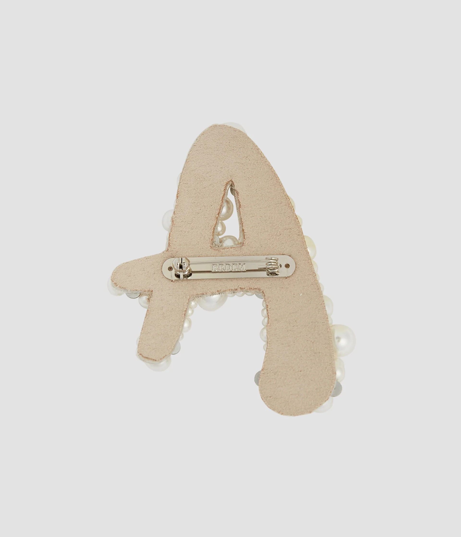 Pearl Alphabet Brooch A - Image 3
