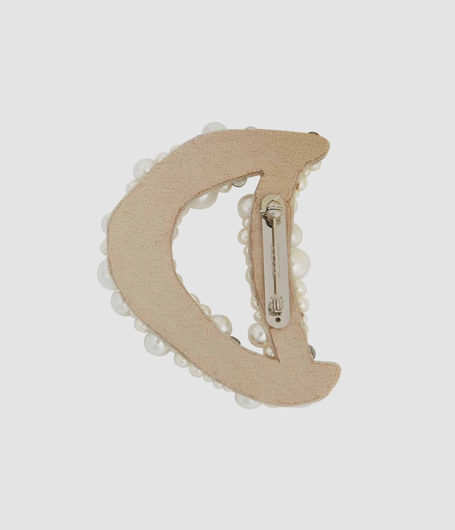 Pearl Alphabet Brooch D - Image 3