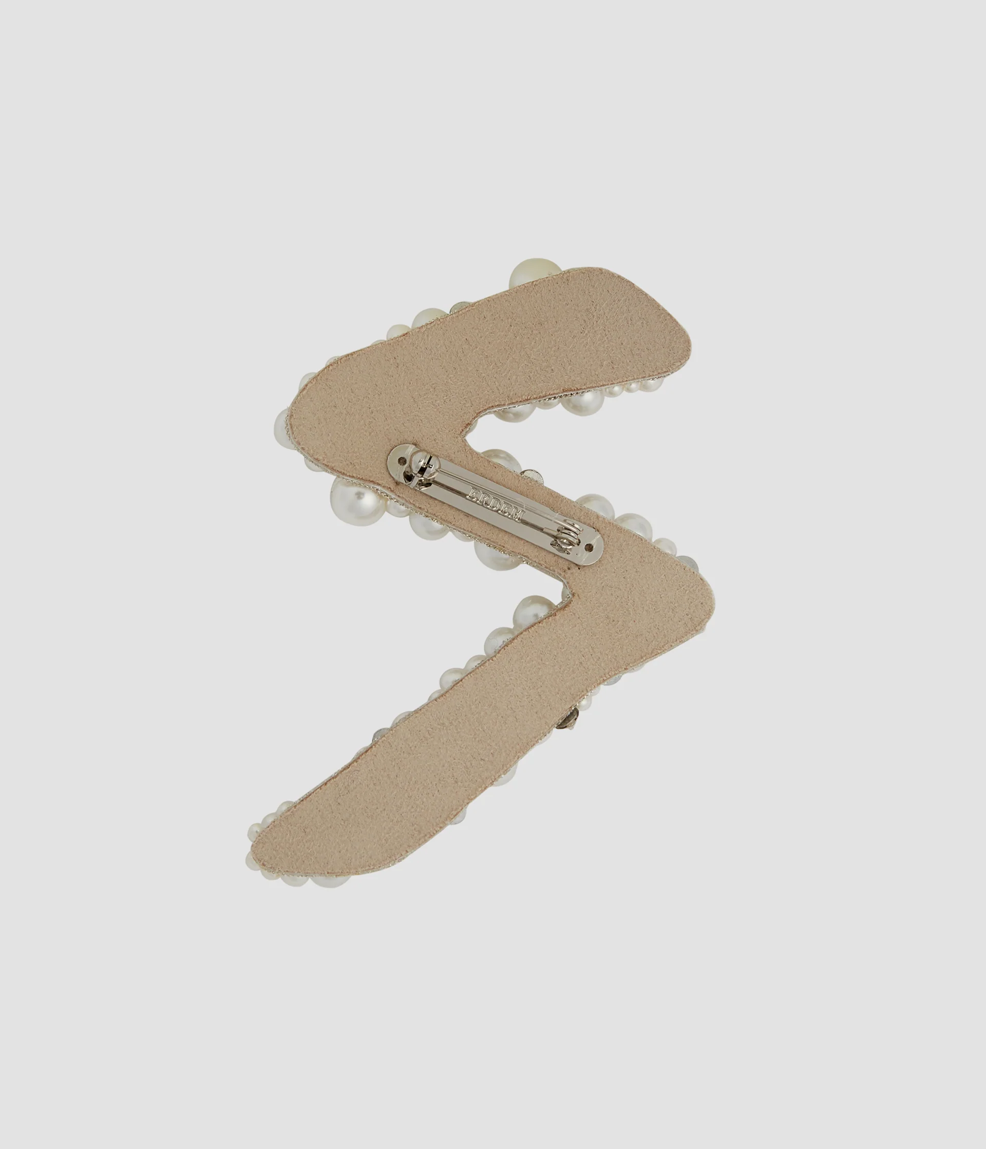Pearl Alphabet Brooch Z - Image 3
