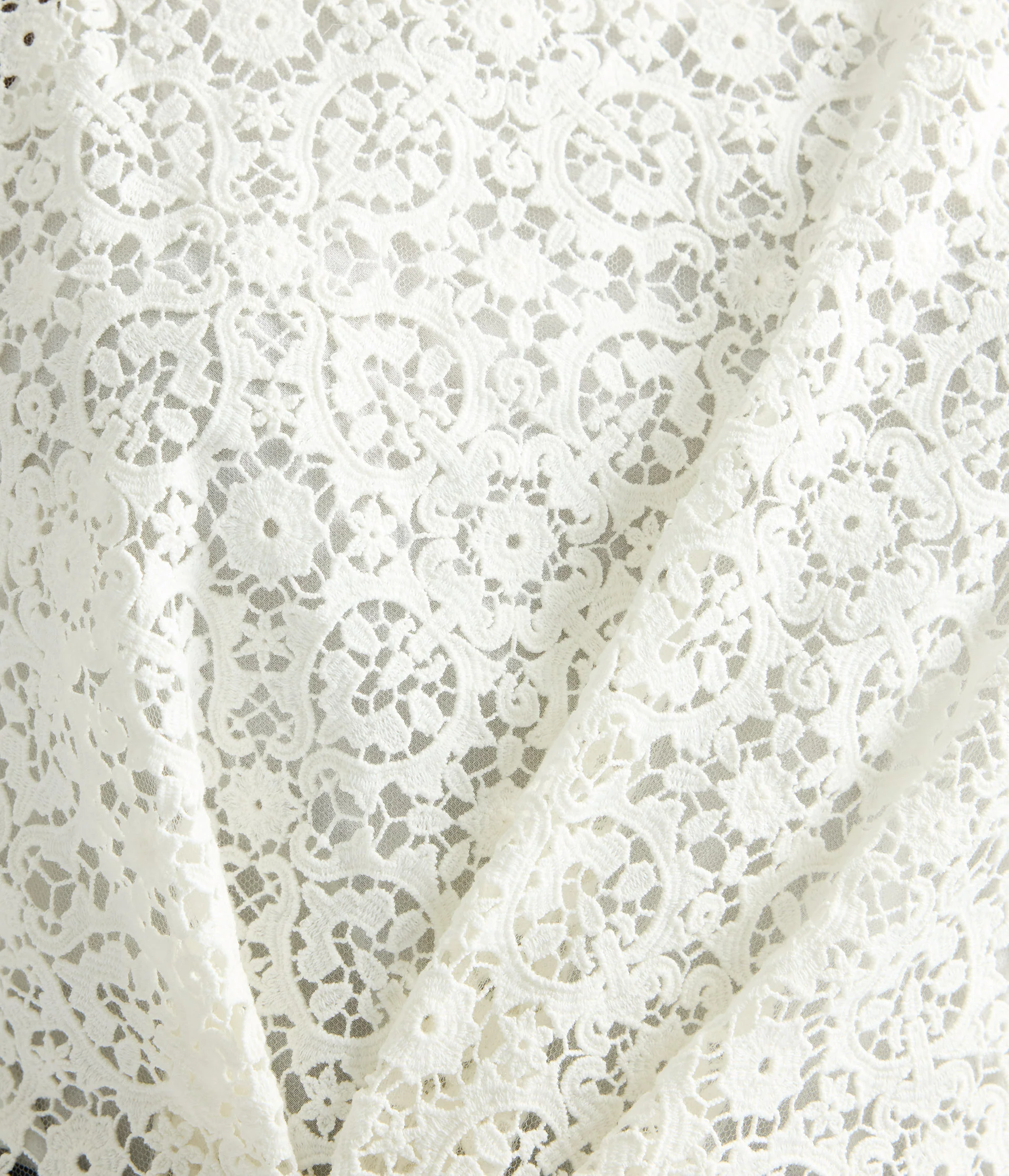 Guipure Lace Short Sleeve Blouse - Image 6