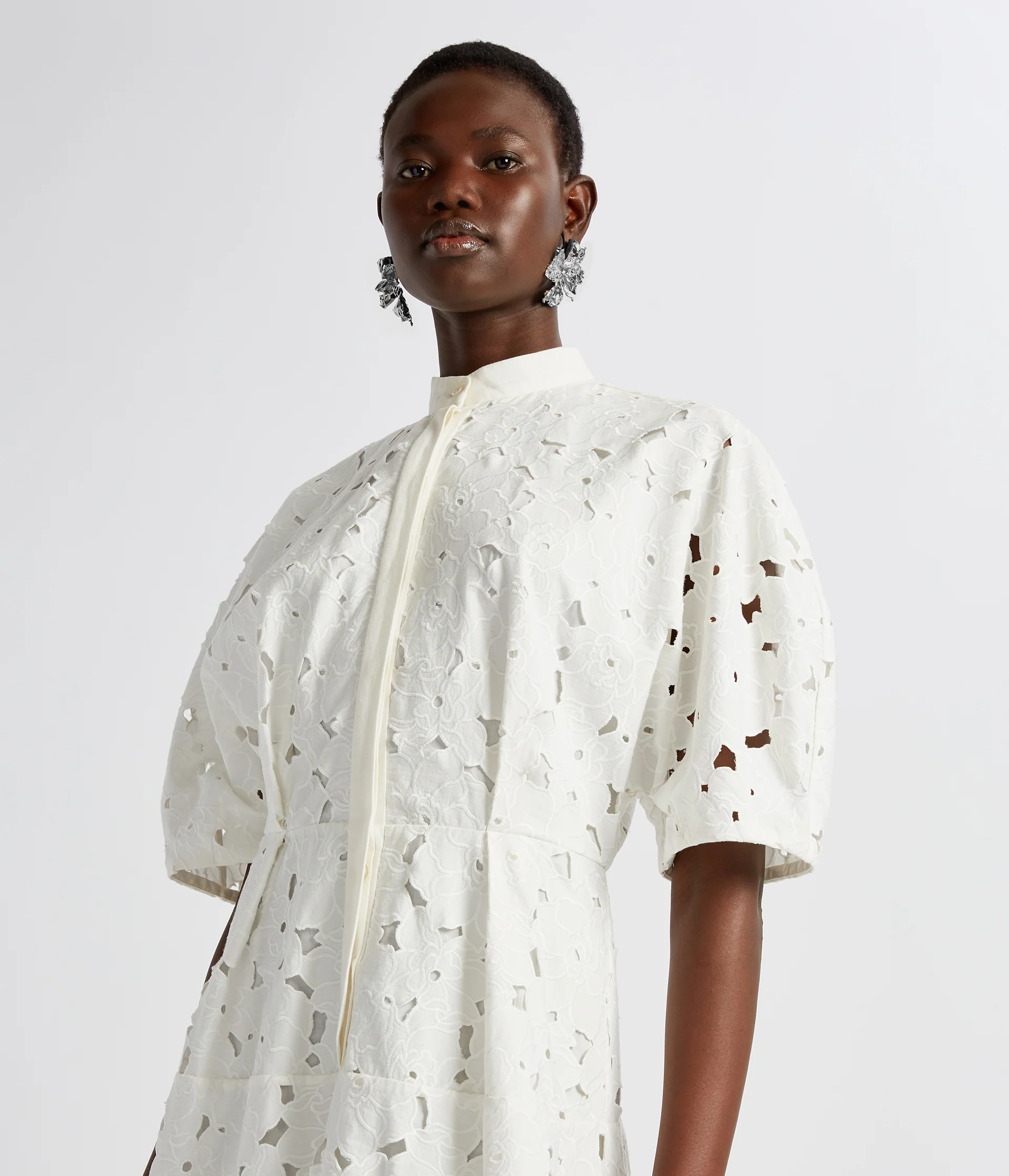 Short Sleeve Midi Shirt Dress - Image 5