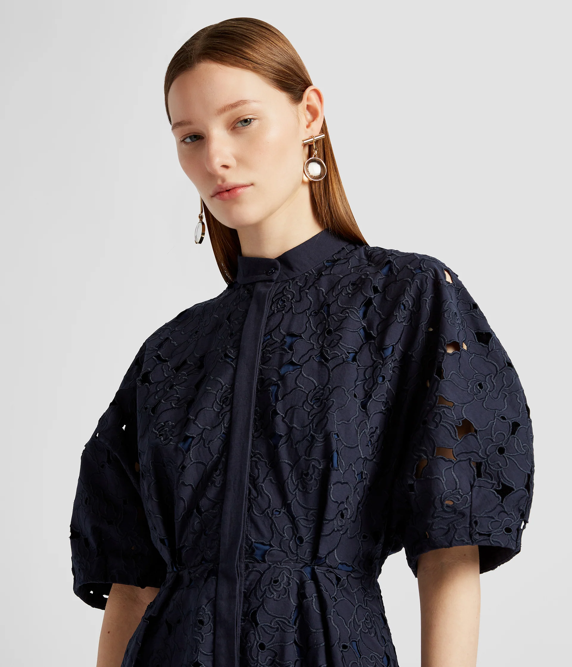 Short Sleeve Midi Shirt Dress - Image 4