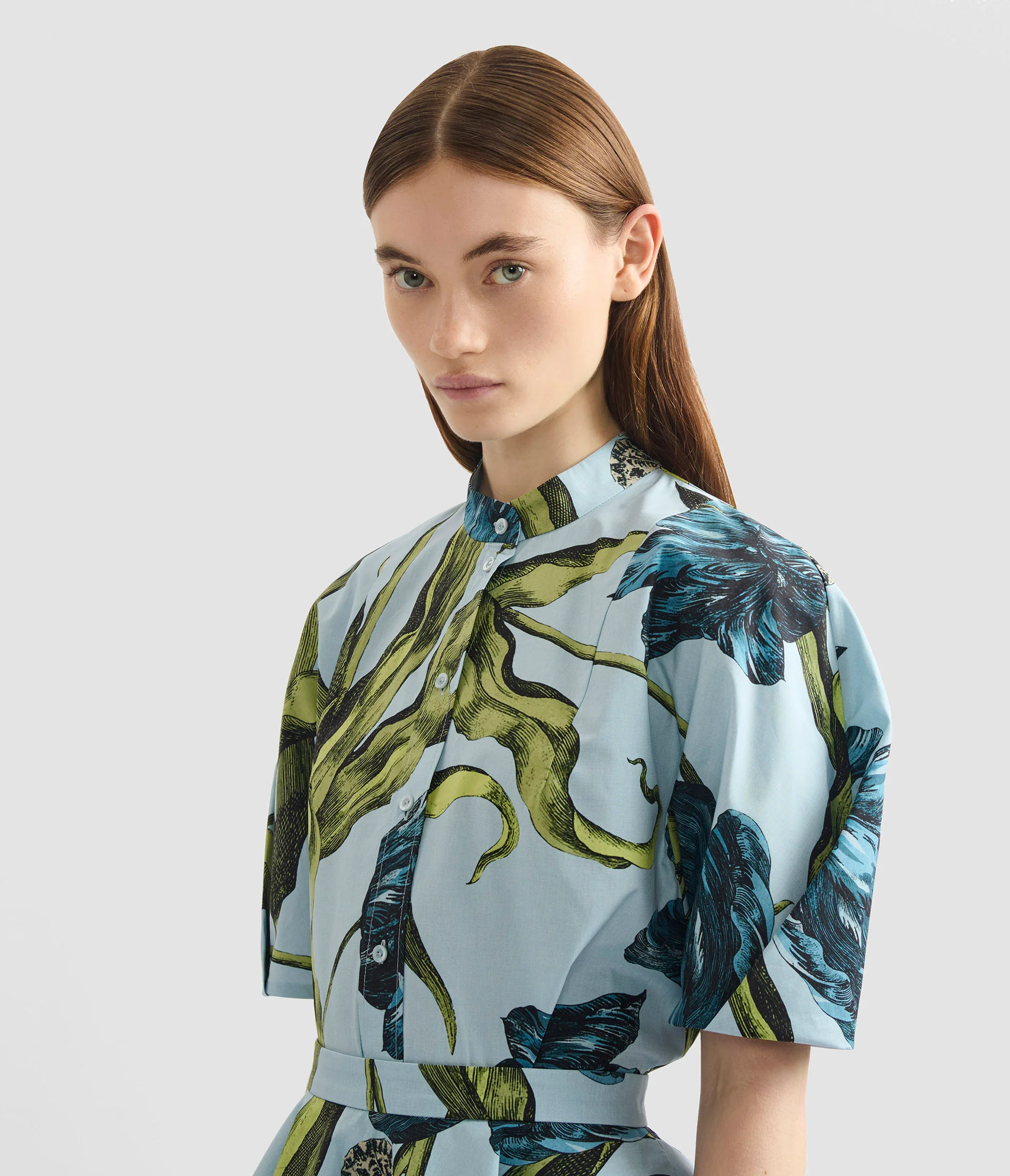 Floral Print Short Sleeve Shirt - Image 4