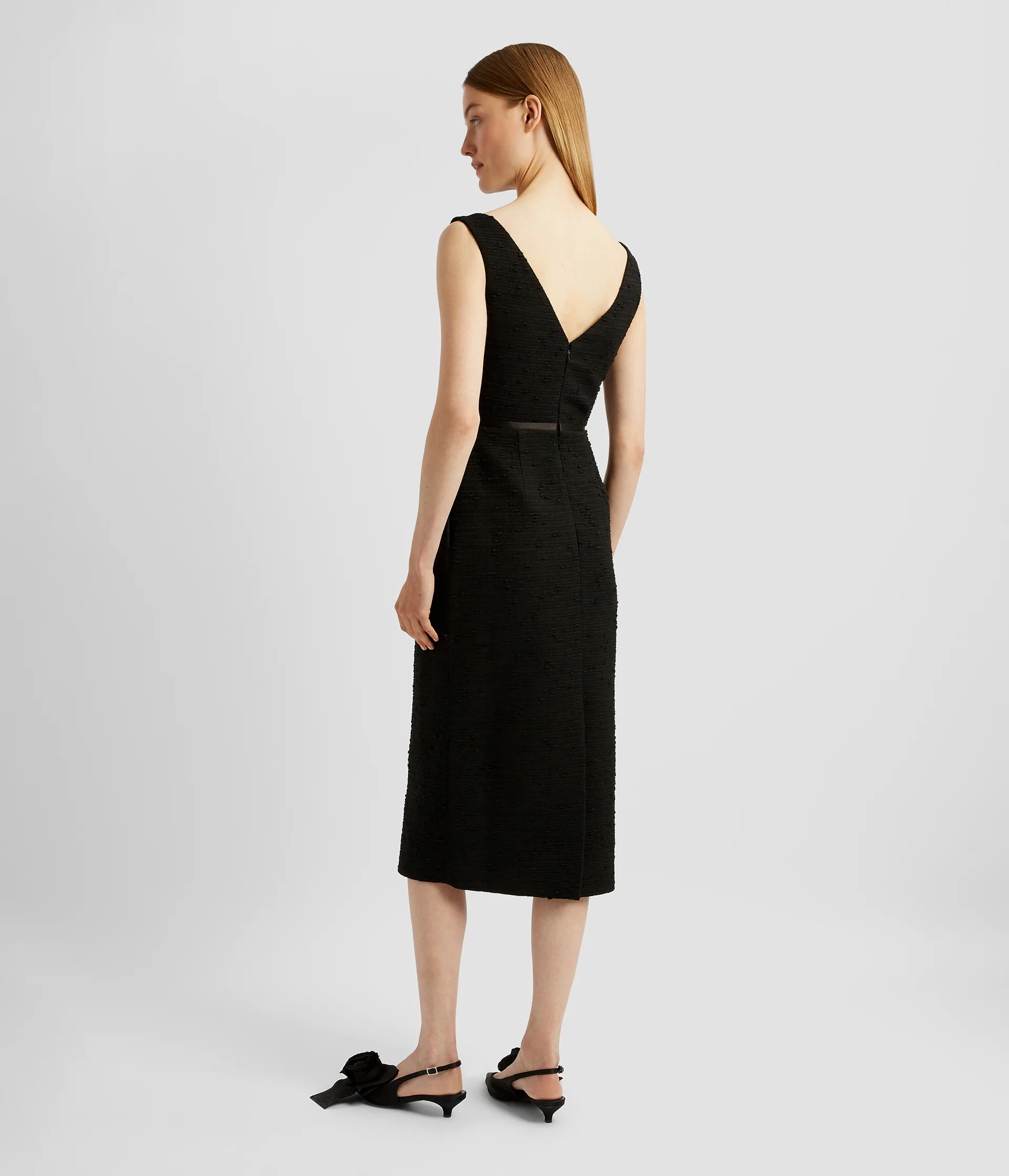 Sleeveless Midi Pencil Dress - Image 3