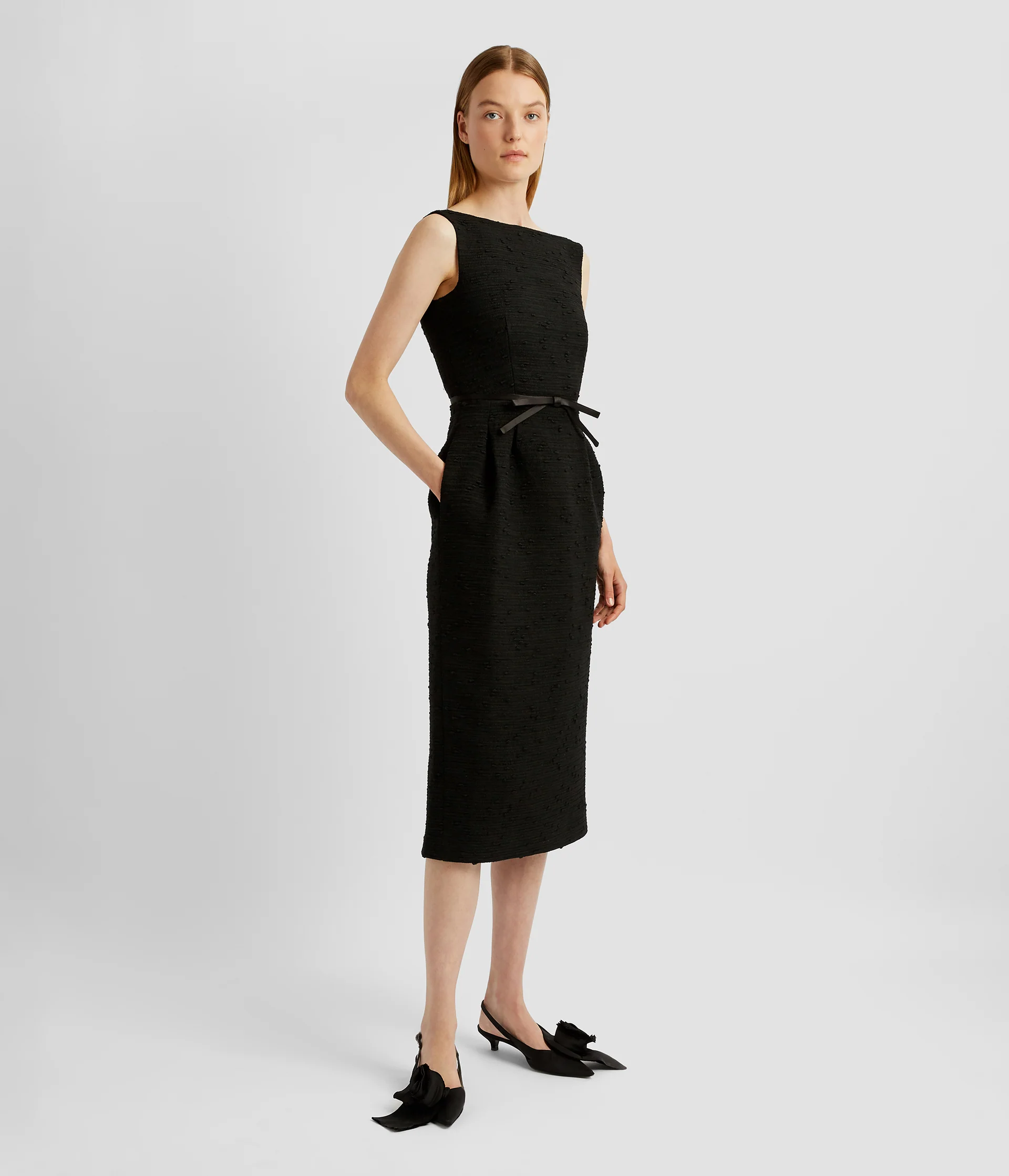 Sleeveless Midi Pencil Dress - Image 4