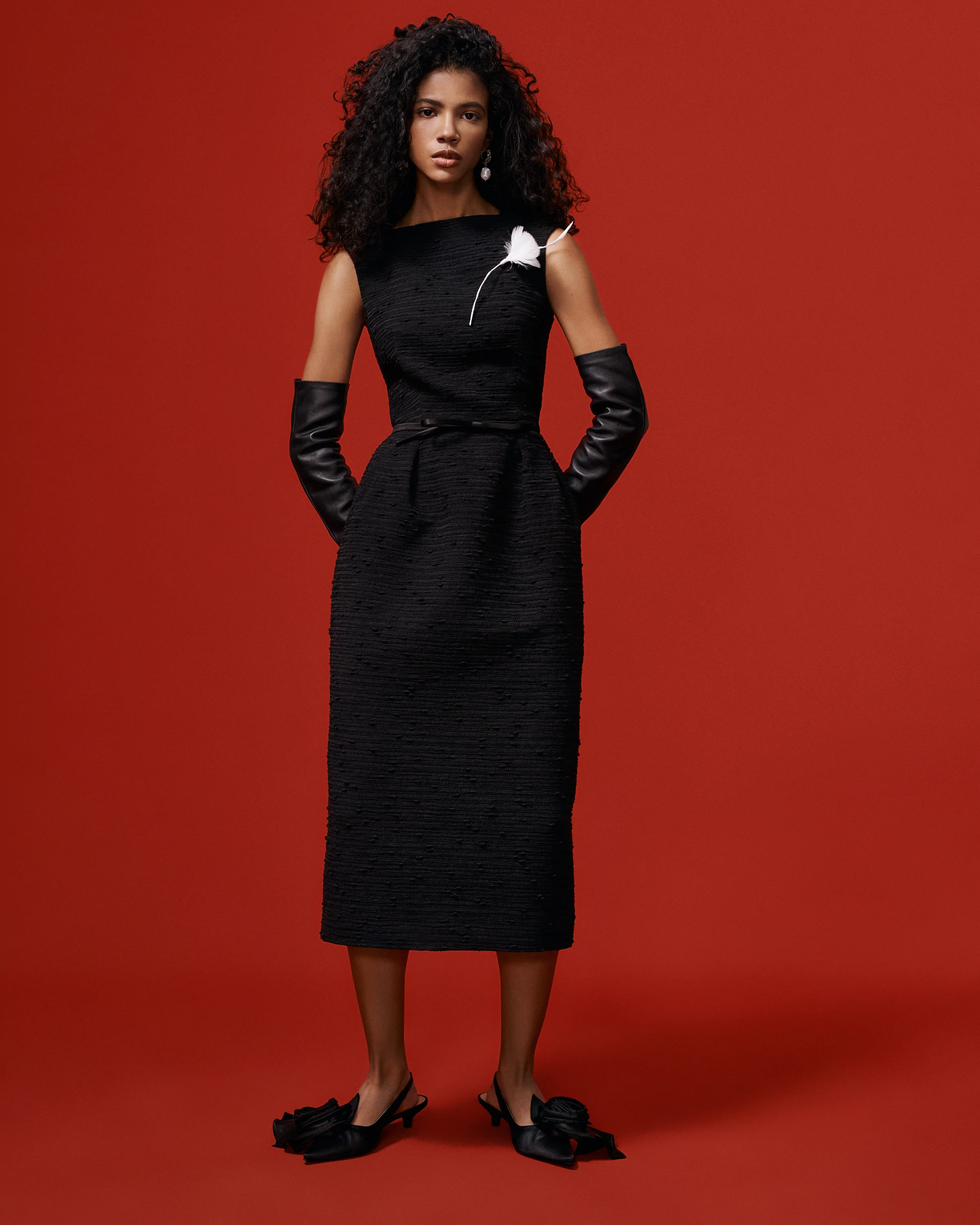 Sleeveless Midi Pencil Dress - Image 6