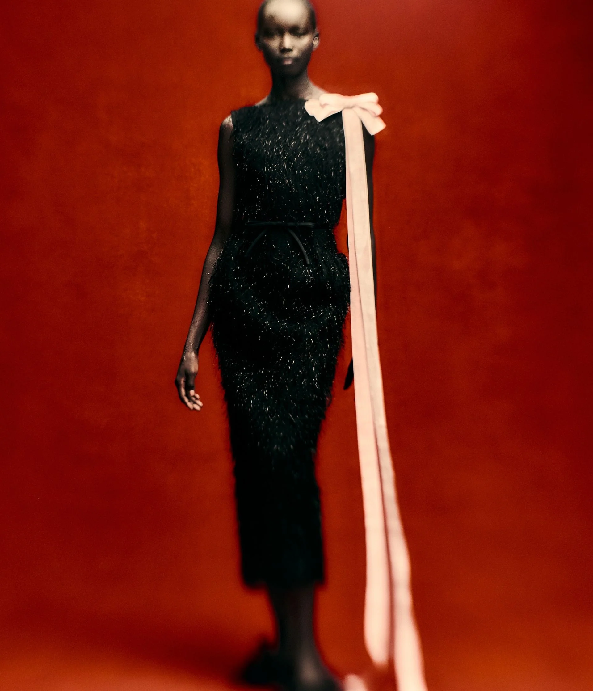 Lurex Fil Coupé Midi Dress - Image 7