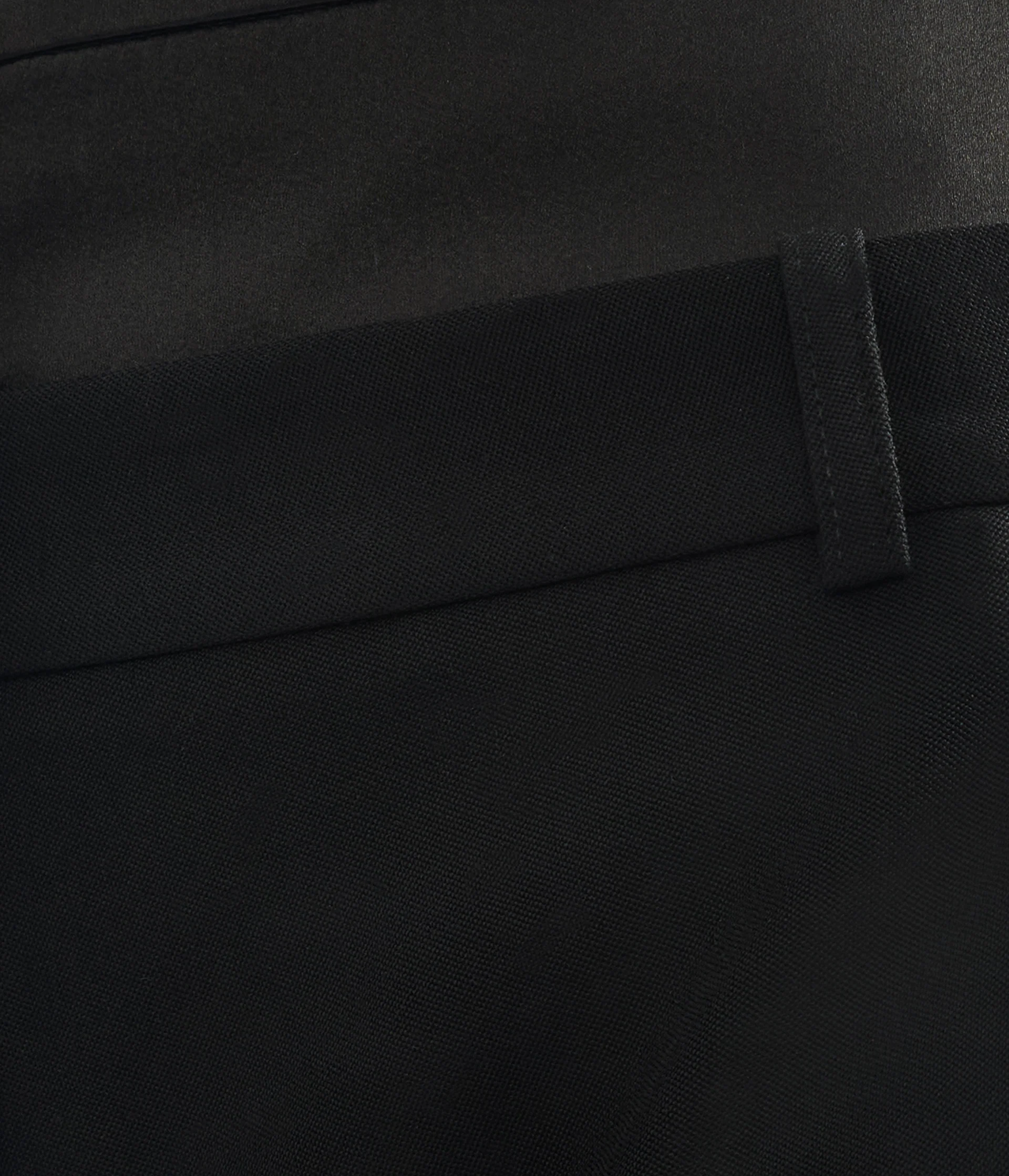 Draped Satin Cady Long Sleeve Blouse - Image 6